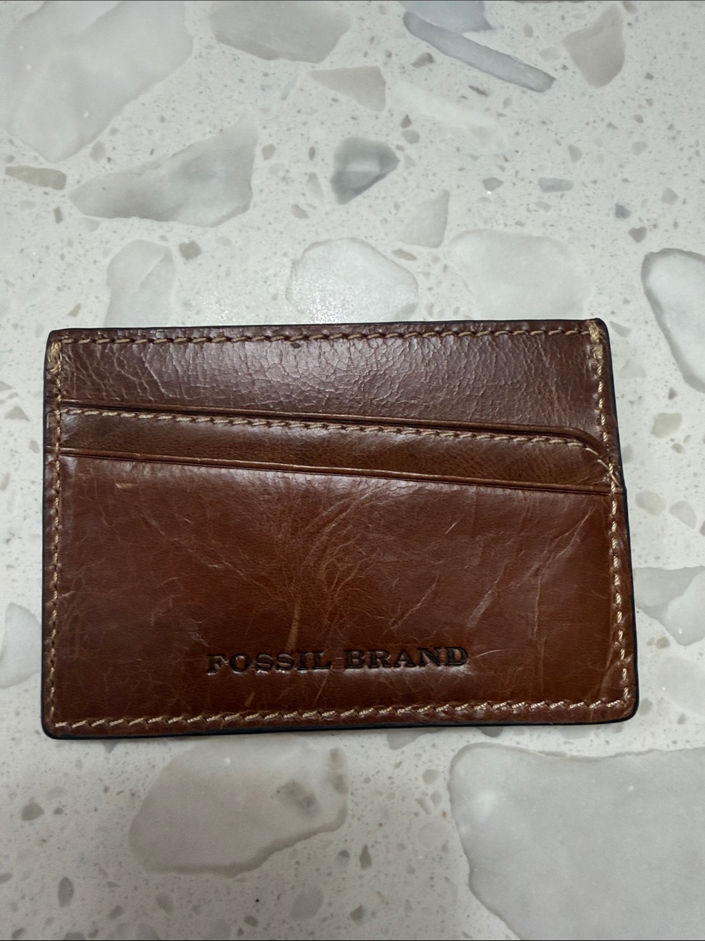 Brown Leather Card Holder